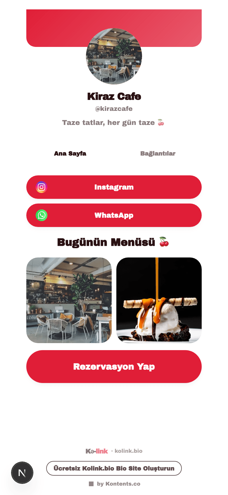 Kiraz teması önizlemesi